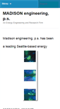 Mobile Screenshot of madisonengineeringps.com
